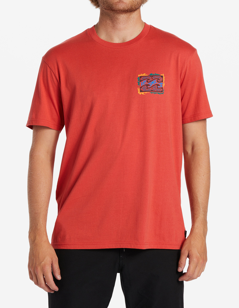 BILLABONG Crayon Wave Mens Tee image number 3