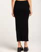 WEST OF MELROSE Womens Rib Maxi Skirt image number 4