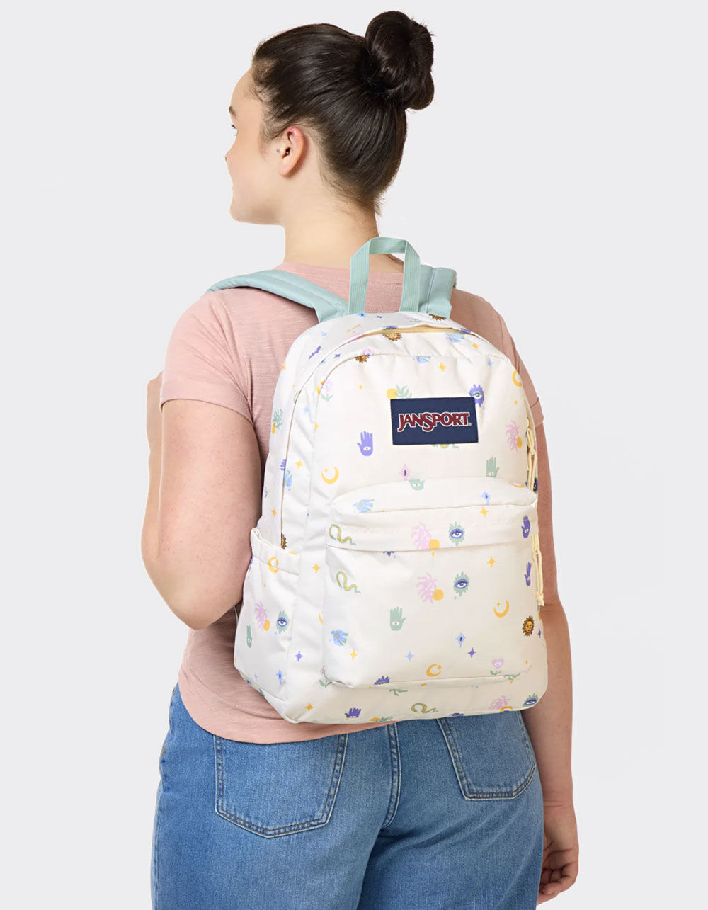JANSPORT SuperBreak Plus Backpack - SURREAL MIRAGE COCONUT - ONE