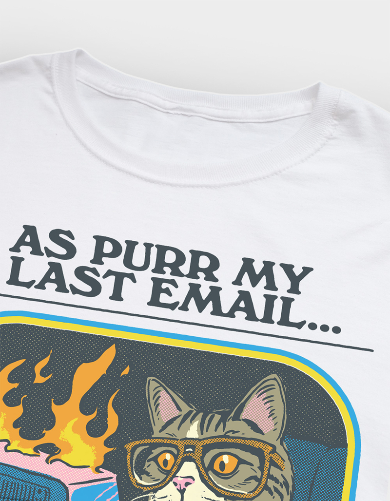 STEVEN RHODES As Purr My Last Email Mens Tee image number 2