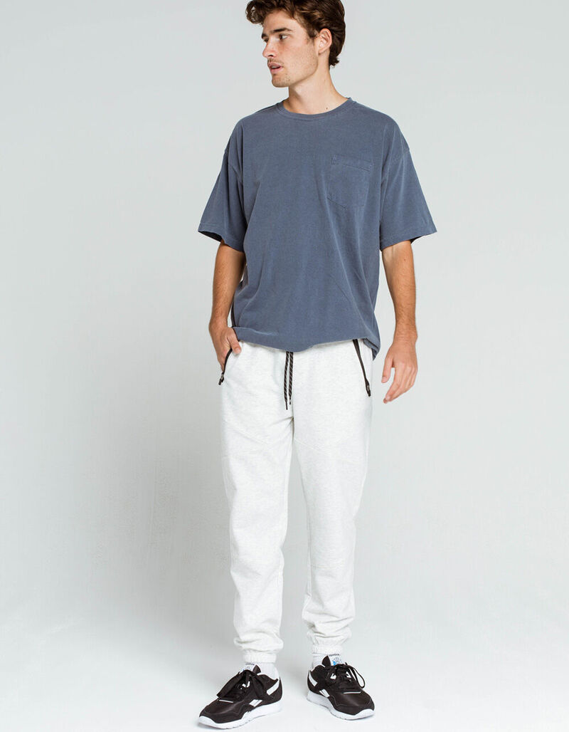 RSQ Knee Seam Mens White Sweatpants WHITE 387706150