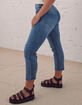 RSQ Vintage Mom Womens Medium Wash Jeans image number 7