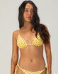DAMSEL Polka Dot Reversible Triangle Bikini Top image number 1
