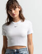 NIKE Sportswear Essential Womens Slim Fit Crop Tee image number 1