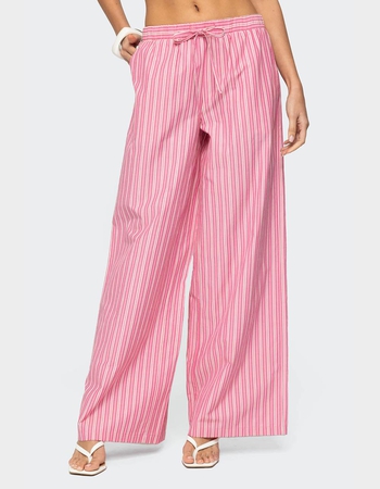 EDIKTED Maggy Striped Wide Leg Pants Primary Image