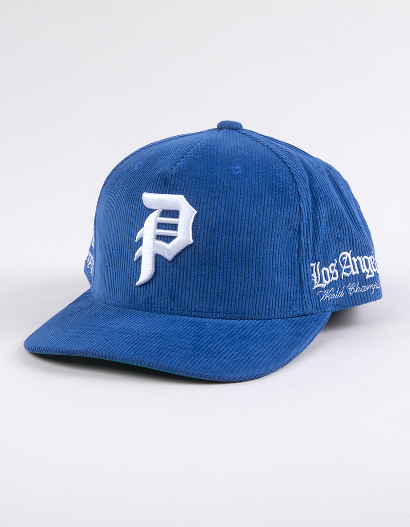 PRIMITIVE Loyalty Corduroy Snapback Hat image number 0