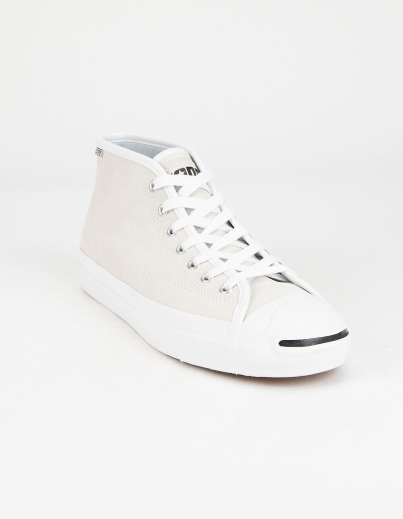 CONVERSE Jack Purcell Mid Mens White Shoes image number 0