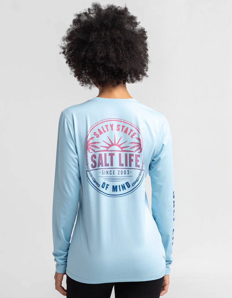 SALT LIFE Sunrise Palms Womens Rash Guard image number 0
