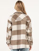RSQ Womens Plaid Woven Shacket image number 3
