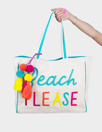 KATYDID Beach Please Canvas Tote Bag Primary Image