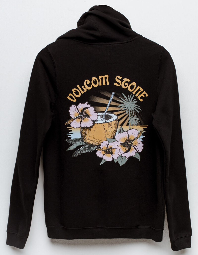 VOLCOM Volcation Womens Washed Black Hoodie image number 0