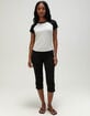 TILLYS Womens Solid Raglan Tee image number 2