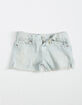 TRACTR Side Slit Little Girls Denim Shorts (4-6x) image number 1