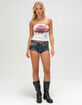 FULL TILT Flower Womens Tube Top image number 2