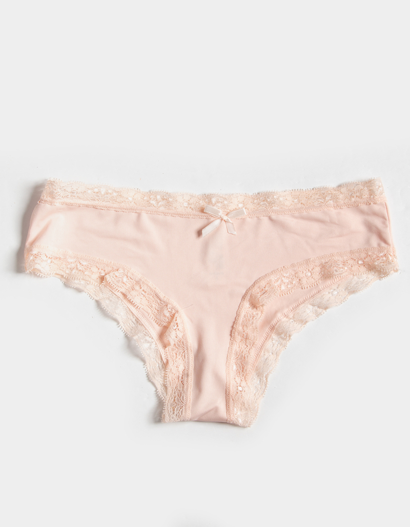 FULL TILT Lace Trim Boyshorts image number 0