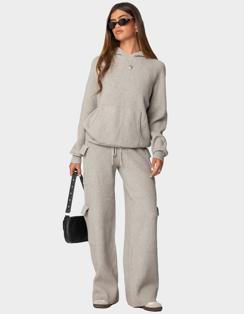 EDIKTED Wynter Knit Cargo Pants image number 1