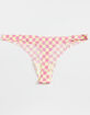 FULL TILT Checkered Lasercut Thong image number 2