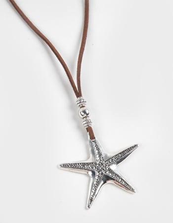 FULL TILT Starfish Cord Necklace Alternative Image