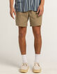 RSQ Mens Shorter 6" Chino Shorts image number 6