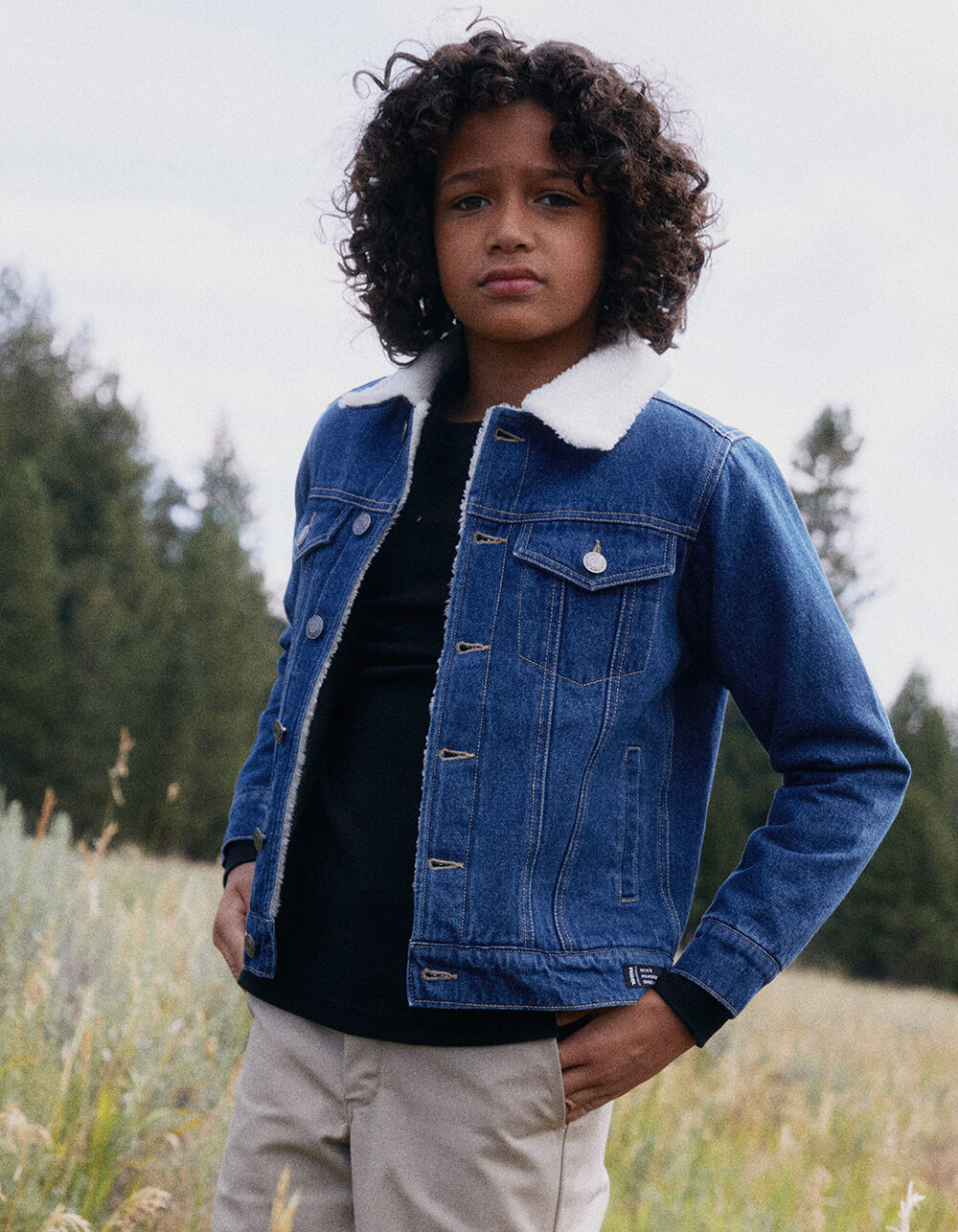 RSQ Boys Sherpa Jacket - MEDIUM WASH - XL | Tillys