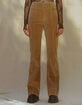 WEST OF MELROSE Womens Corduroy Flare Pants image number 2