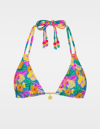 KULANI KINIS Paradise Pop Halter Bralette Bikini Top Alternative Image