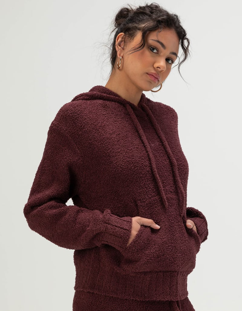 NIKE Sportswear Phoenix Cozy Womens Loose Knit Bouclé Hoodie image number 2