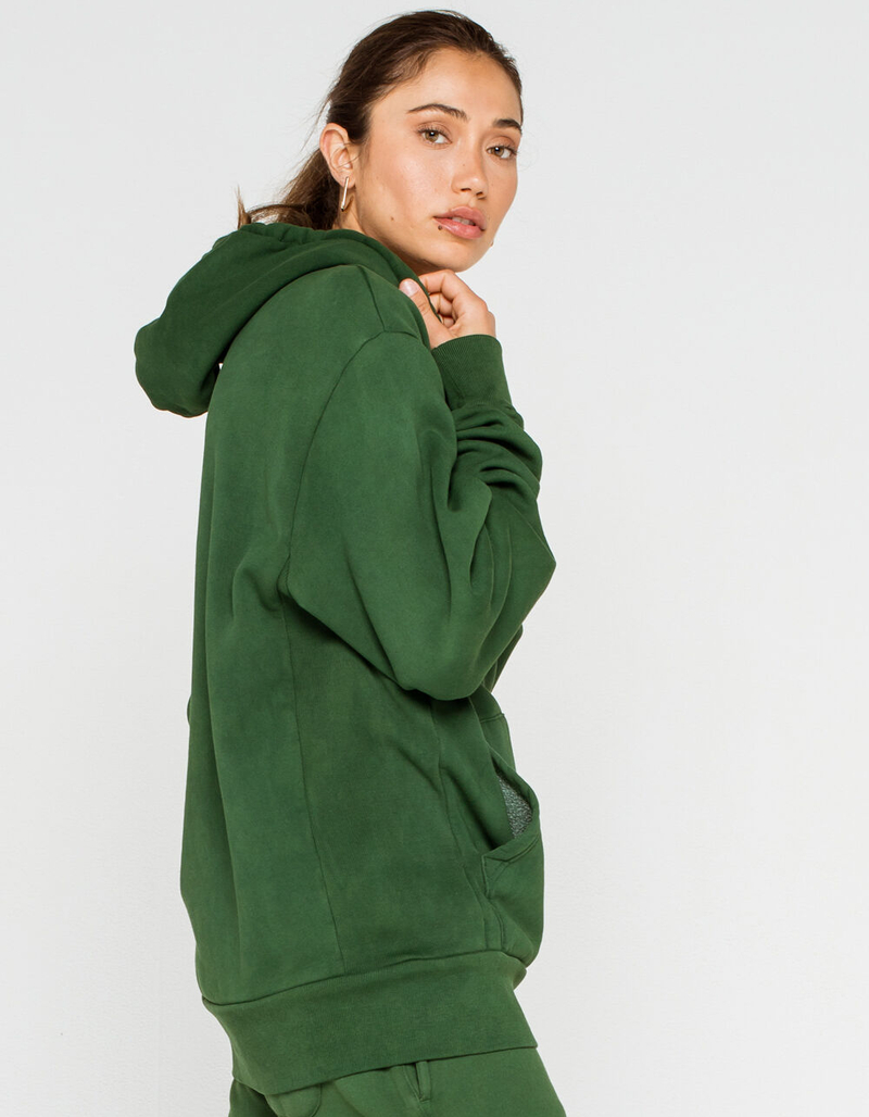 MADE Womens Green Hoodie Sweatshirt image number 1