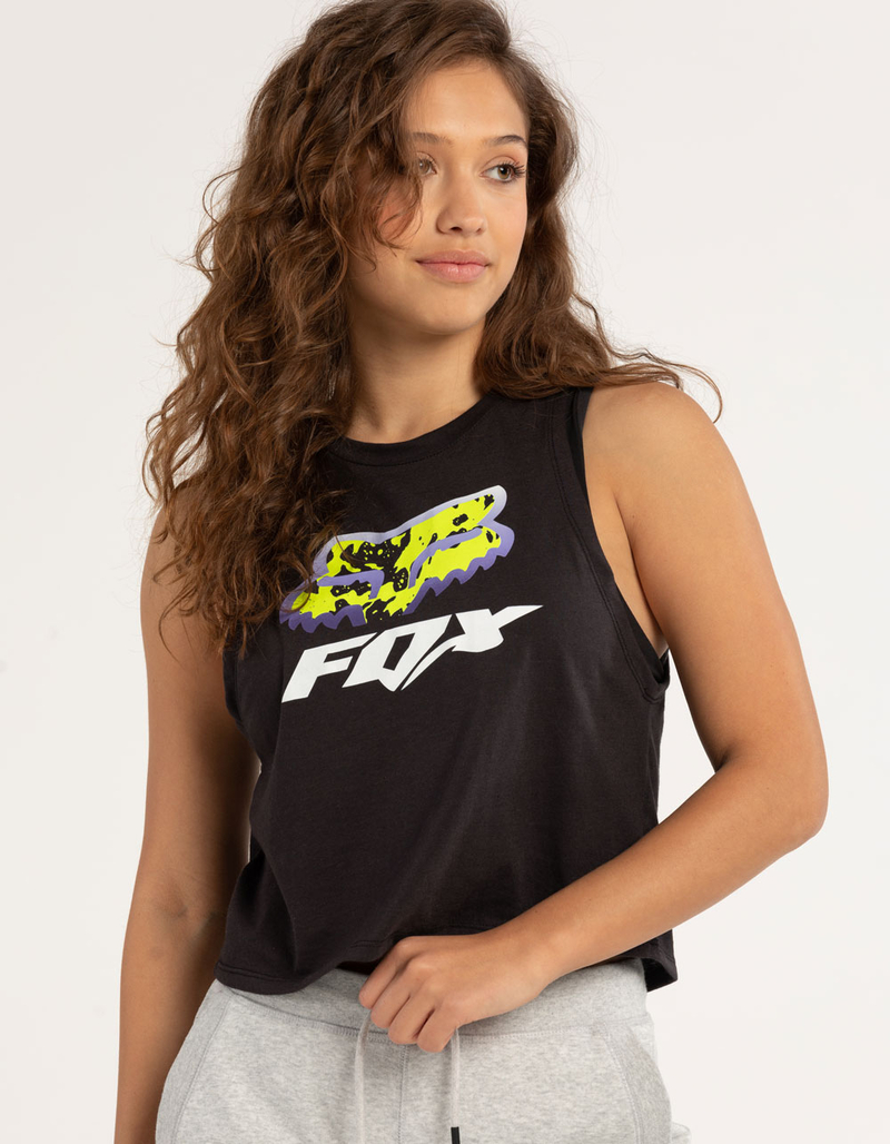 FOX Morphic Womens Crop Muscle Tank Top image number 0