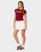 EDIKTED Camellia Cotton Scrunch Mini Skirt image number 5