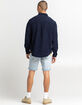 RSQ Mens Light Roll Cuff Denim Shorts image number 4