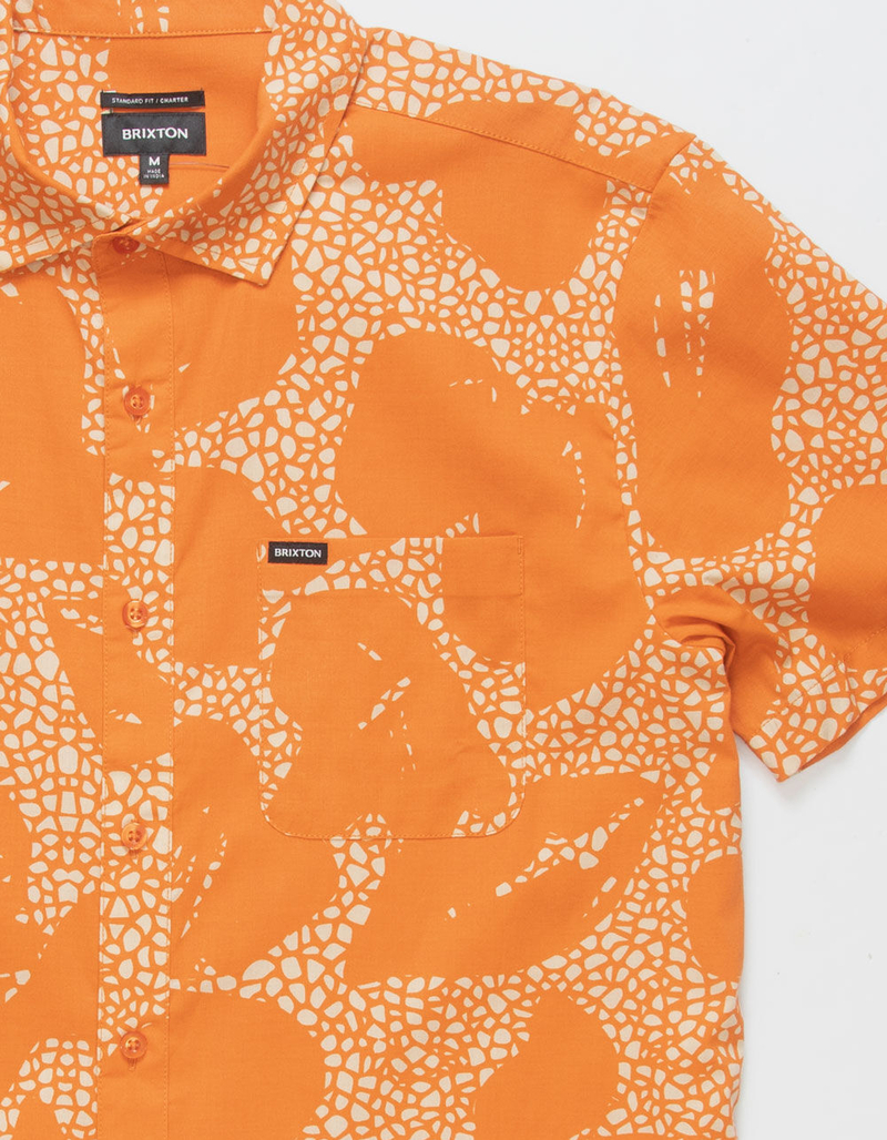 BRIXTON Charter Print Mens Button Up Shirt image number 2