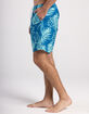BLUE CROWN Fronds Mens 7" Swim Shorts image number 5