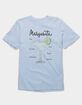 MARGARITA Recipe Distressed Unisex Tee image number 1