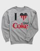 COCA-COLA Diet Coke Americana Heart Unisex Crewneck Sweatshirt image number 1