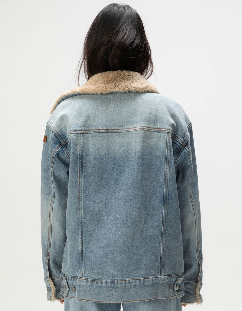 ROXY So Amped Womens Denim Jacket image number 3