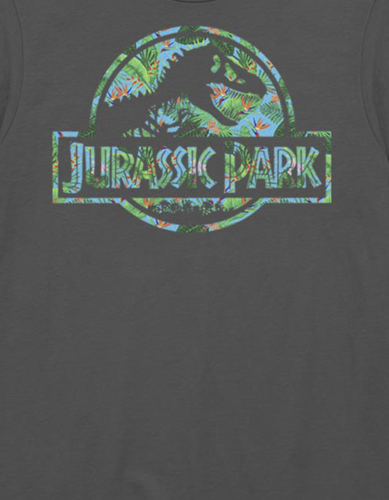 JURASSIC PARK Floral Logo Unisex Tee image number 1