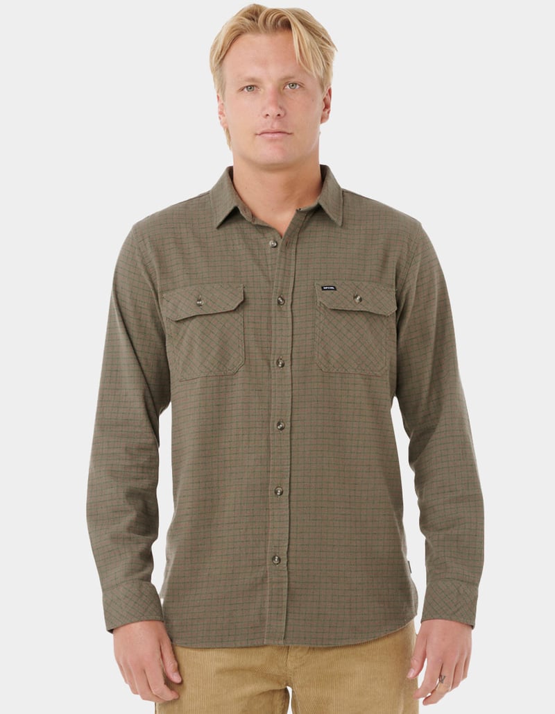 RIP CURL Surf Checked In Mens Flannel image number 0