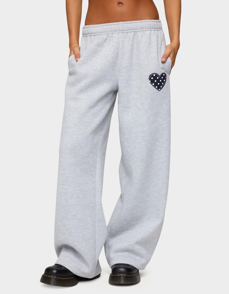EDIKTED I Heart London Sweatpants image number 0