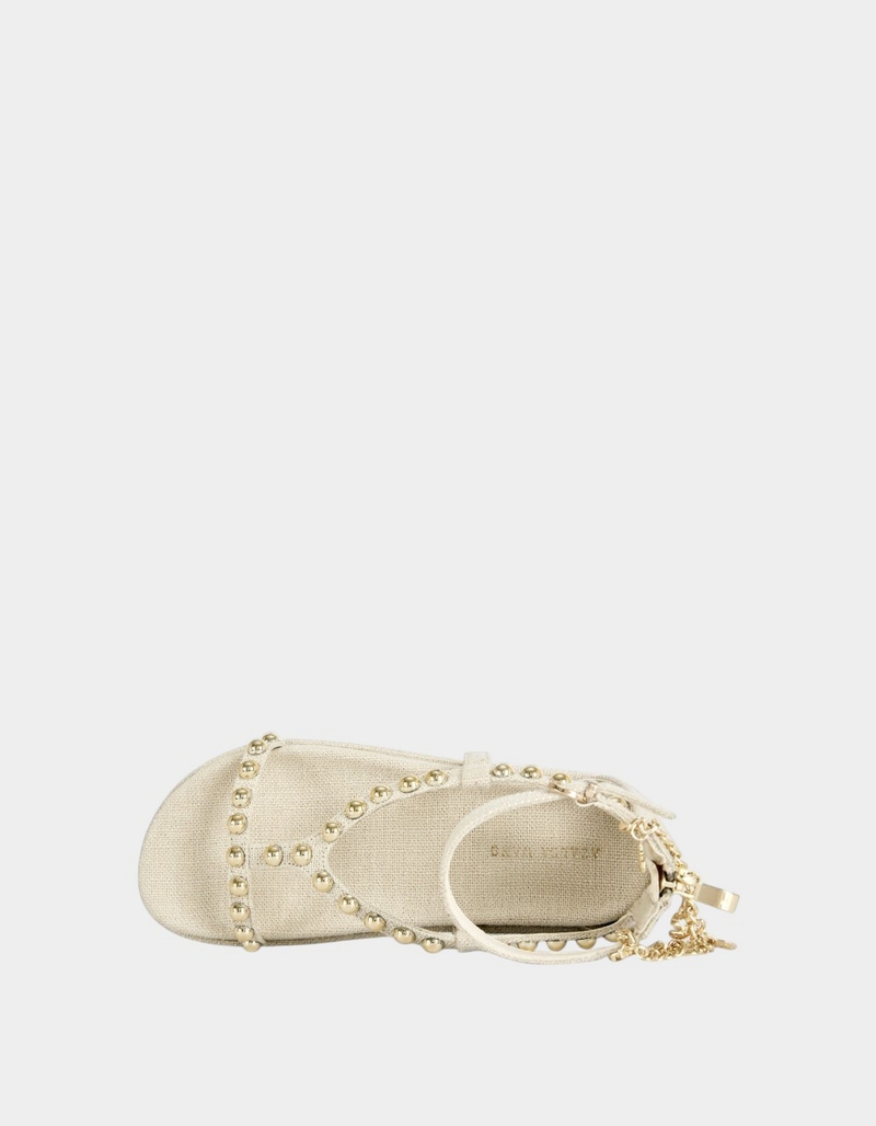 AZALEA WANG Nautyca Studded Womens Sandals image number 3