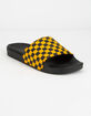 VANS Slide-On Checkerboard Mango Mojito Mens Sandals image number 1