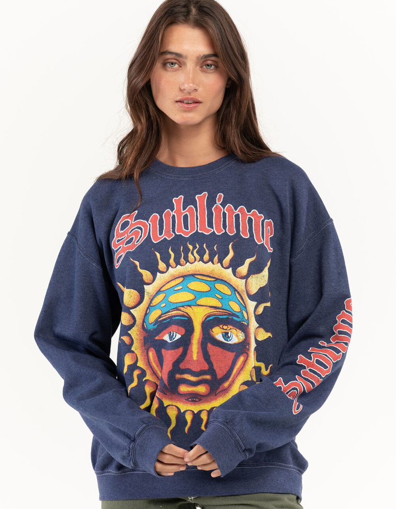 SUBLIME Womens Crewneck Sweatshirt image number 3