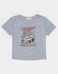 MILLER HIGH LIFE Racing Distressed Womens Baby Tee image number 1