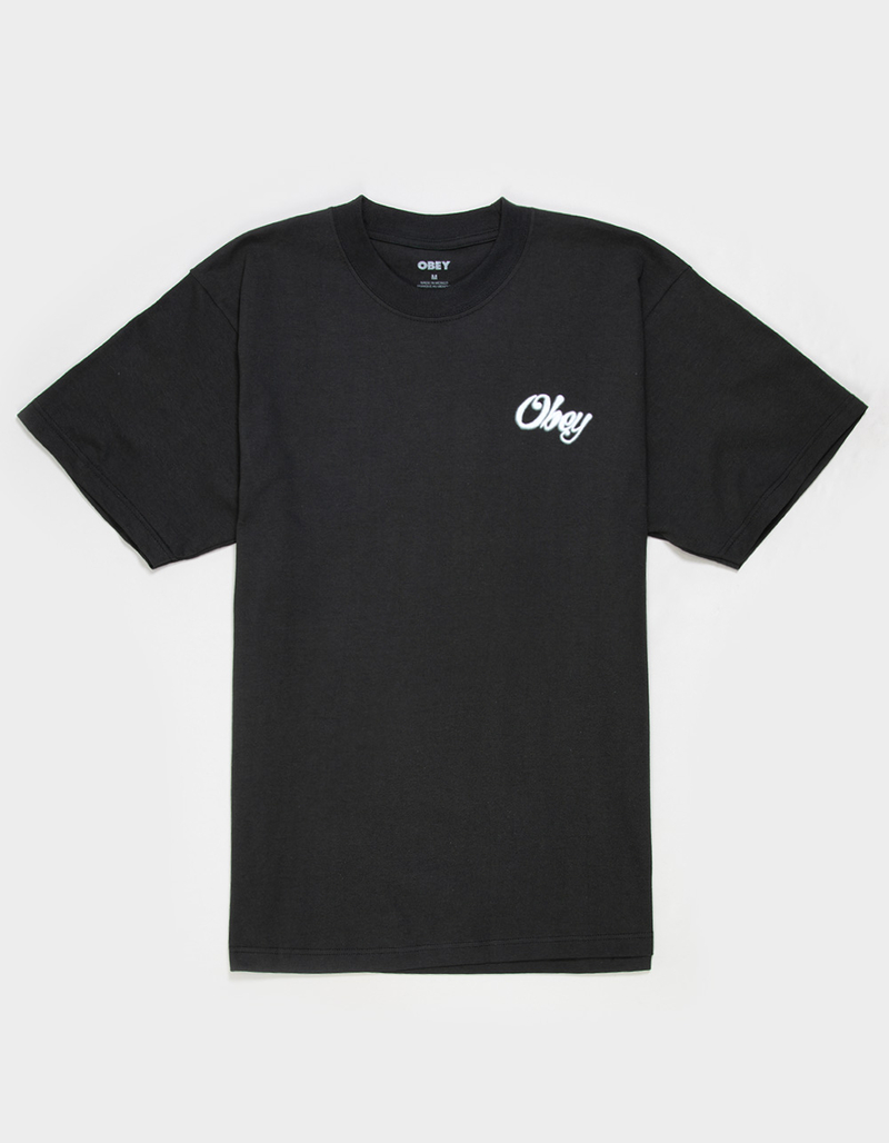 OBEY Airbrush Rose Mens Tee image number 1