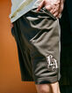 RSQ Mens Embroidered Mesh Shorts image number 2