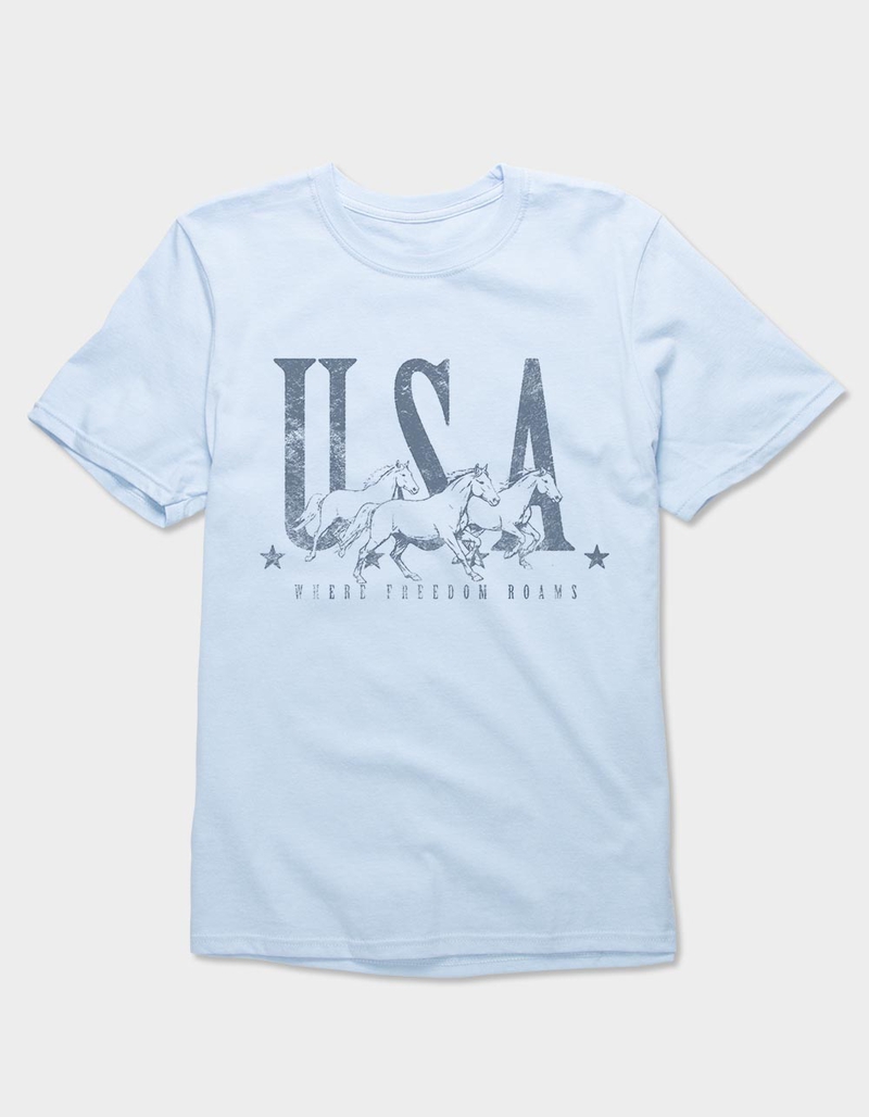 USA Freedom Roams Unisex Tee image number 0