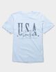 USA Freedom Roams Unisex Tee image number 1