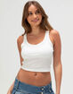 HEART & HIPS Narrow Strap Womens Tank Top image number 1