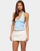 EDIKTED Ginny Mixed Polka Dot Halter Top image number 2
