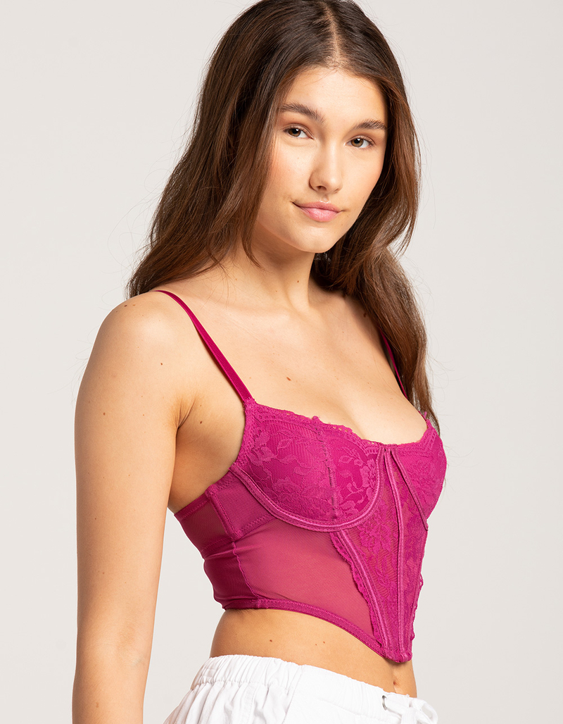 SKY & SPARROW Womens Lace Corset image number 1